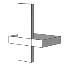 To 3D-printede elementer